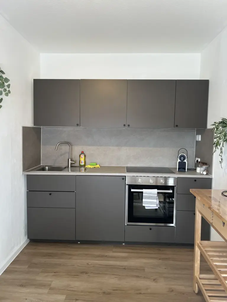 Ferienwohnung SANJI in Memmingen – voll ausgestattete Küche